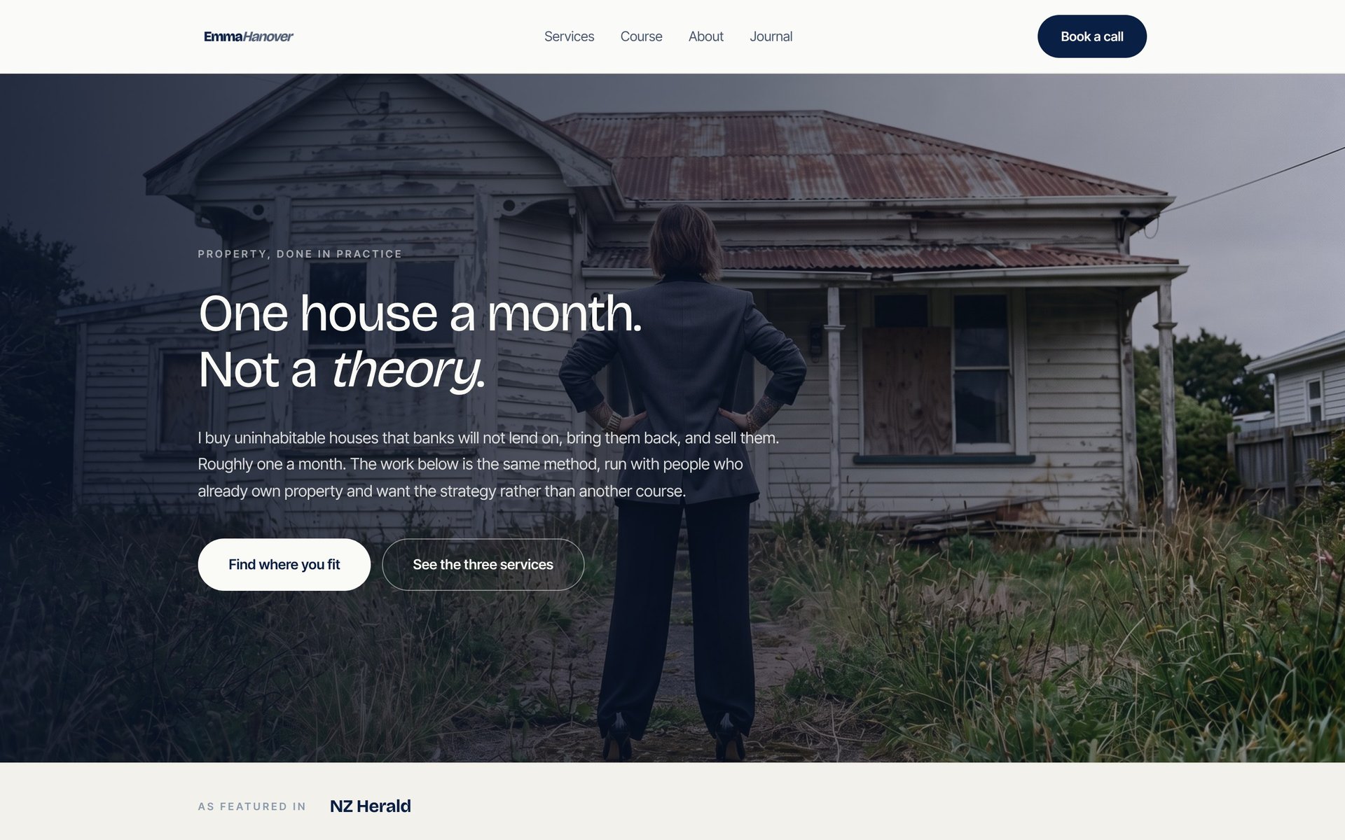 Emma Hanover homepage